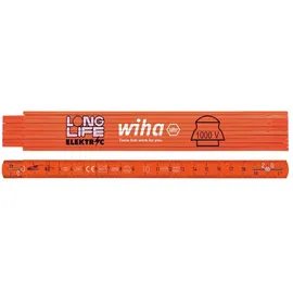 Wiha Zollstock Longlife Orange 2 m