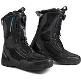 SHIMA STRATO Motorradstiefel Herren und Damen - Motorrad Stiefel Tourenstiefel Schuhe Männer Leder Schwarz Größe 42)