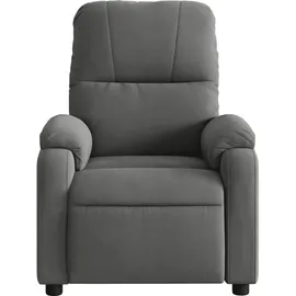 vidaXL Relaxsessel Dunkelgrau Mikrofasergewebe