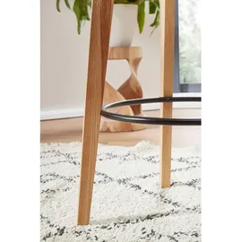 Wohnling Bartisch rund 60 x 110 cm Weiß