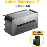 Anker Solix Solarbank 2 E1600 AC Stromspeicher  für Balkonkraftwerke,Smart Meter