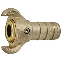 Klauenkupplung mit Schlauchanschluss, LW 13, mit Messing-Dichtung