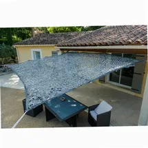 WERKA PRO Graues Schattentuch 3 x 4 m Grau
