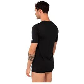 super.natural Sierra140 V Neck schwarz L
