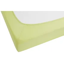 biberna 0077866 Jersey-Elastic 90 x 190 - 100 x 220 cm pistaziengrün