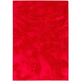 Pergamon Luxus Super Soft Fellteppich Pearl Rot 160x230cm