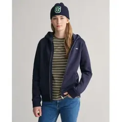 Gant Unisex für Kinder. 906900 Kapuzenpulli mit marineblauem Shield Zip Hoodie (16años= 176cm), Lässig, Baumwolle, Kinderbekleidung