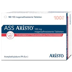 ASS Aristo 100 mg magensaftresistente Ta 100 St