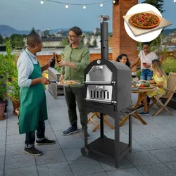 TAINO Pizzaofen Grillofen Holzbackofen Outdoor Kaminofen Brotofen Kohle