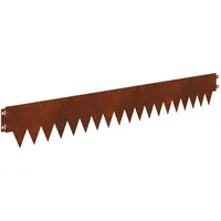 vidaXL Raseneinfassung 103 x 15 cm 50 Stück Braun