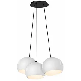s.luce Ball 3-flg. 3x20 cm Rund Weiß/Schwarz