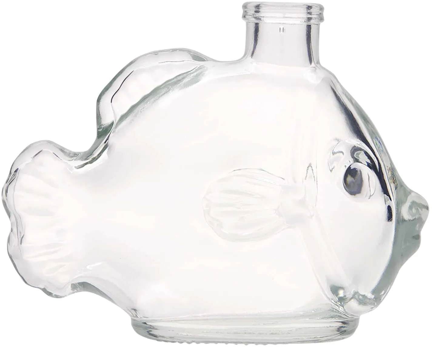 200 ml Bottiglia di vetro 'Pesce', imboccatura: fascetta