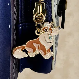 Loungefly Disney Peter Pan Glow Clock Womens Double Strap Shoulder Bag Purse