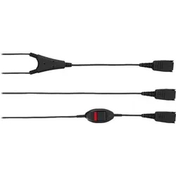 Jabra GN Netcom Supervisor Y-Cord Headset-Splitter Quick Disconnect bis