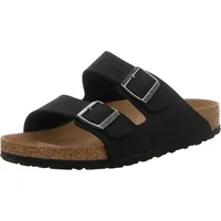 Birkenstock Arizona Vegan Birko-Flor Nubuk schwarz 44