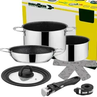 Brunner Camping Kochgeschirr Topfset | Edelstahl | ACADEMY NG