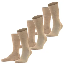 Falke Herren Socken Airport 2er 3er 4er Multipack in 39-40 3 Paar Nutmeg Mel