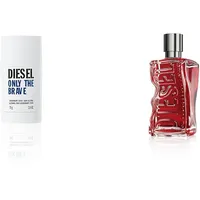 Diesel Only the Brave Deo Stick 75ml + D by Diesel Red Parfüm | Eau de Parfum für Herren 30 ml