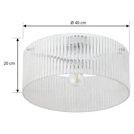 LUCANDE Meritt 1 x 15 W LED transparent/chrom