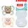 NUK Perfect Match Air | 0-6 Monate | Orthodontische Schnuller, die Luftzirkulation fördern & Speichel-Ausschlag verhindern | 95% Baby-Akzeptanz** | Fuchs/Bär | 2 Stück