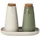 räder Cucina Italiana Menage-Set 3-teiliges Set aus Steinzeug Ölspender Beige/Grün