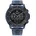 Multi Zifferblatt Quarz Uhr für Herren mit Blaues Edelstahlarmband 1710493