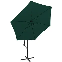 vidaXL Freiarm-Sonnenschirm 3 m Grün