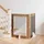 vidaXL Hundetor mit Ständern 2 pcs Altholz 80 x 100 cm Holzwerkstoff