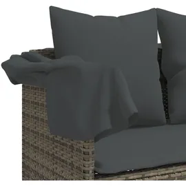 vidaXL Sonnenliege 200 x 59 x 37 cm Grau