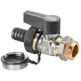 OVENTROP KFE-Kugelhahn Optiflex für Solar, Dn 15, Durchgang, vernickelt