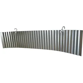 tomishop Windschutz 68 x 15 cm Stahl