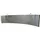 tomishop Windschutz 68 x 15 cm Stahl