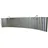 tomishop Windschutz 68 x 15 cm Stahl