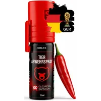 ORLYX Tierabwehrspray 15ml, OC Pfefferspray gegen Hunde & Tiere