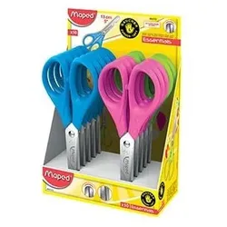 MAPED Schere mit abgerundeten Spitzen für Linkshänder (Blau - 13cm)