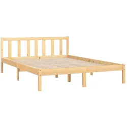 vidaXL Massivholzbett Kiefernholz 120x200 cm