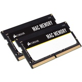 Corsair Mac Memory SODIMM 32GB (2x16GB) DDR4 2666MHz CL18 Speicher für Mac-Systeme, Apple-Qualifiziert - Schwarz