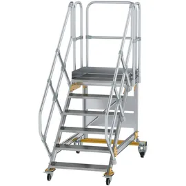 Günzburger Plattformtreppe 45° 800 cm Aluminium