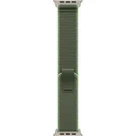 Apple Watch Ultra Trail Loop 49 mm Grün/Neon Titan Natur M/L