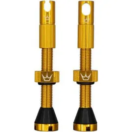 Chris King Peaty's Tubeless Ventil Set 80 mm gold