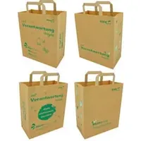 Papier-Tragetasche think green RNK 407200 22x31+10cm 80g