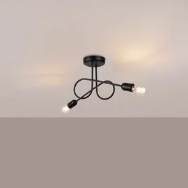 Sollux SL.1472 Kronleuchter LOOP 2 Schwarz
