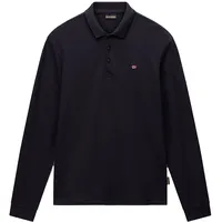 Napapijri Ealis Langarm-polo - Black - L