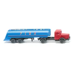 Wiking Tanksattelzug (Büssing 8000) "Fina", Tank model, Vormontiert, 1:160, Tank