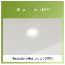 Philips Diamond Einbauleuchte 2W rund weiß