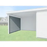 Weka Seitenwand 21 mm für Haustyp 126 und 172 Grau