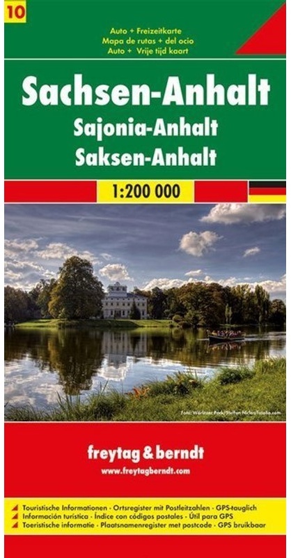 Serie Deutschland / Sachsen-Anhalt. Saxony-Anhalt / Saxe-Anhalt / Sassonia-Anhalt  Karte (im Sinne von Landkarte)