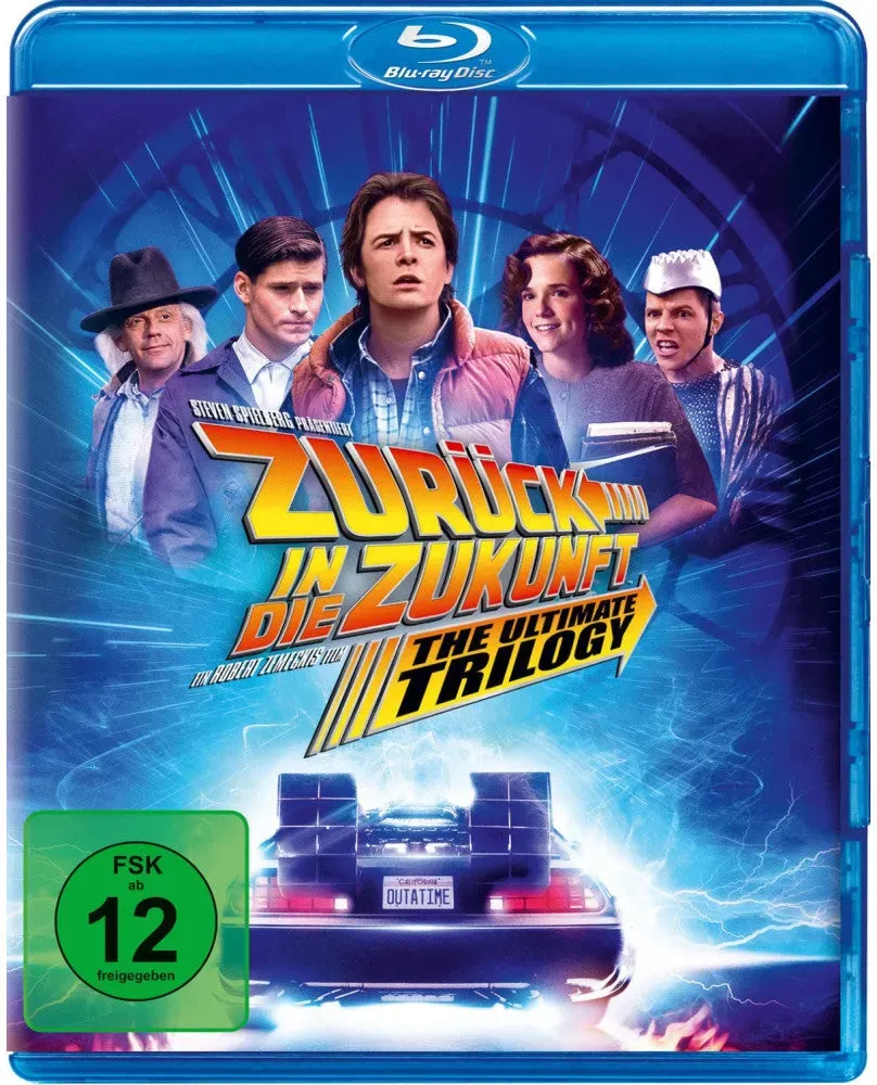 Blu-ray Zurück in die Zukunft - Trilogie (Remastered) | Science Fiction Komödie | FSK 12 | Bonusfeatures