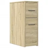 vidaXL Badschrank Schmal Braun