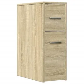 vidaXL Badschrank Schmal Braun